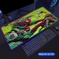 Eco-friendly Monster Glowing RGB LED Mouse Pad 4mm Thickness for Gaming Keyboard USB Anti-slip Rubber Base Desk Mat